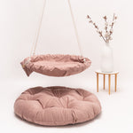 KYBO armchair with round cushion 100 cm