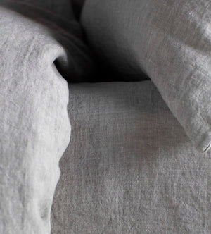 Linen bedding Light Gray
