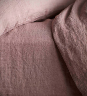 Linen bedding Woodrose